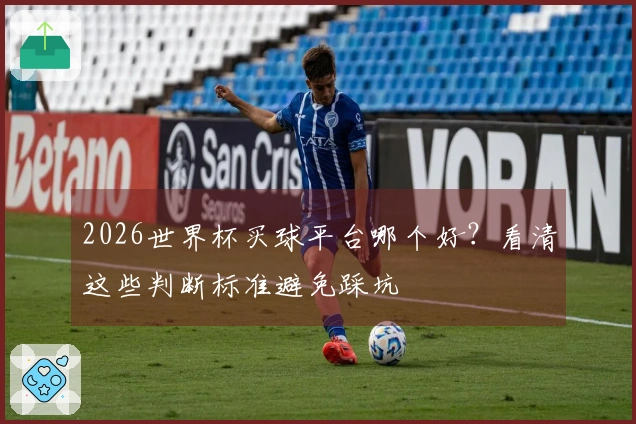 2026世界杯买球平台哪个好？看清这些判断标准避免踩坑